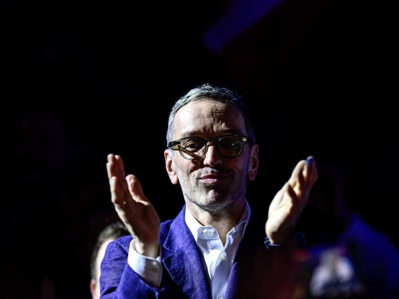 Il leader del Partito della liberta austriaco Herbert Kick - foto Ansa