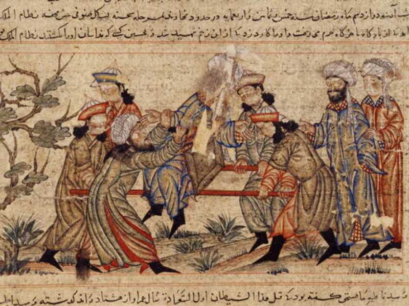 Assassination of Nizam al-Mulk. Foto di pubblico dominio &nbsp;<br />