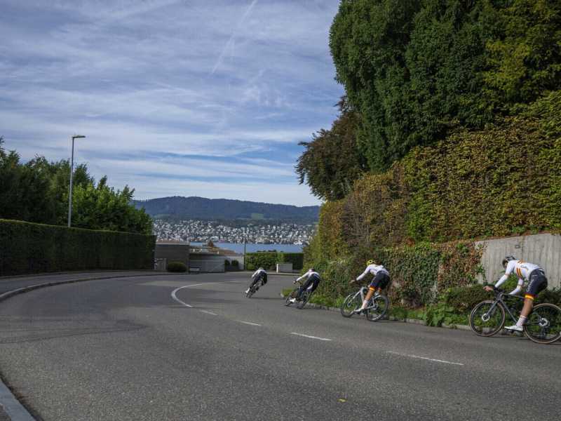 Si corrono i Mondiali di ciclismo di Zurigo 2024 (foto LaPresse)