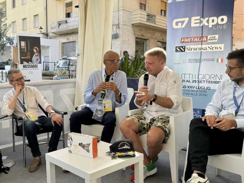 I meme su Lollobrigida in tv in bermuda, a margine del G7 Agricoltura