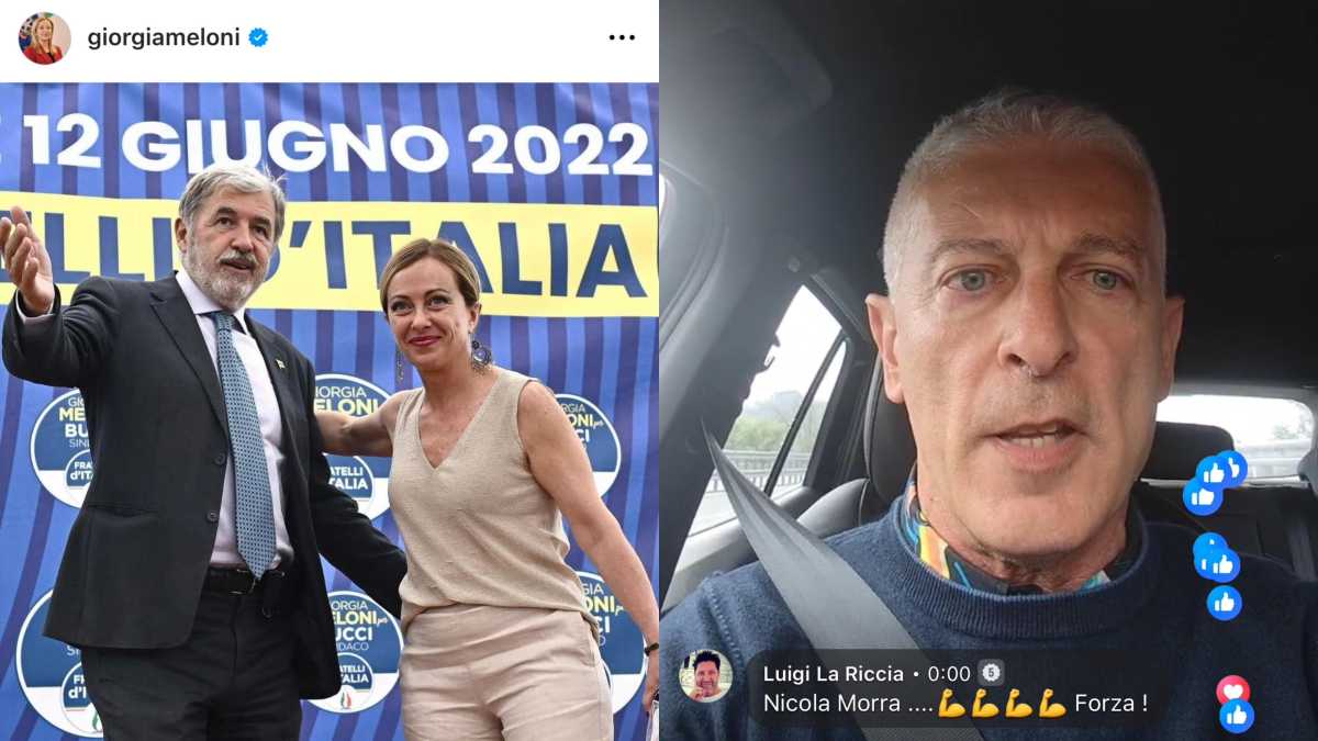 Immagine di Meloni sull'intervista di Morra al Foglio su Bucci: "Livello inaccettabile"