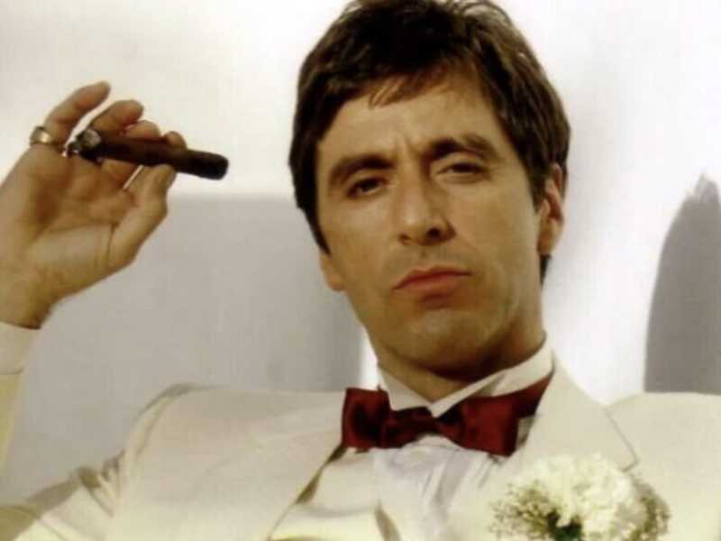 Al Pacino in "Scarface", 1983