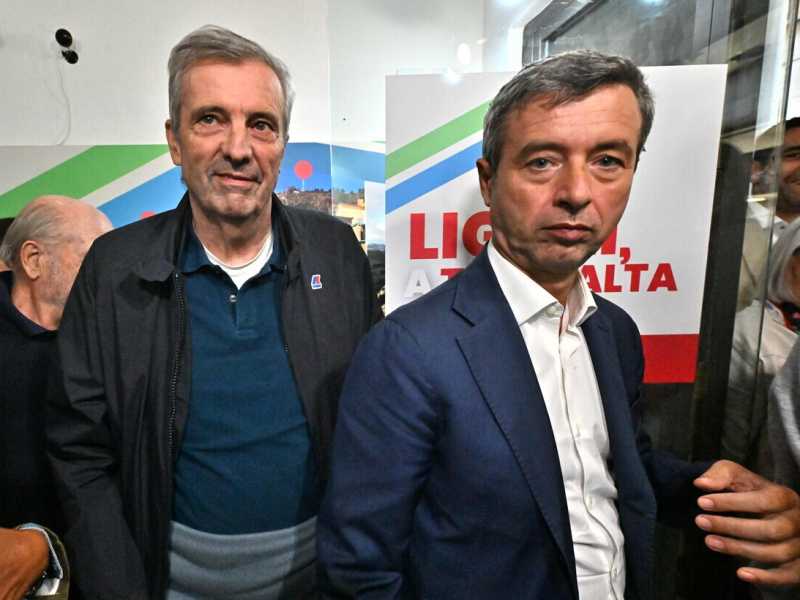 Claudio Burlando e Andrea Orlando (Ansa)
