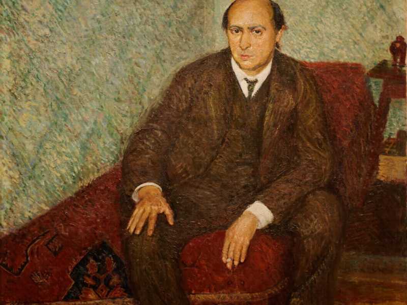 Richard Gerstl. Ritratto di Arnold Schönberg - 1905. Wien Museum (Wikimedia) <br />