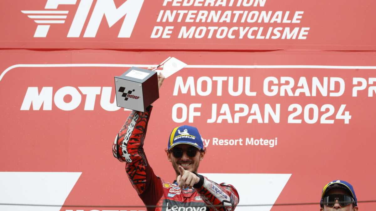 Immagine di Bagnaia vince in Giappone. Quest'anno la Moto Gp è un incontro di boxe