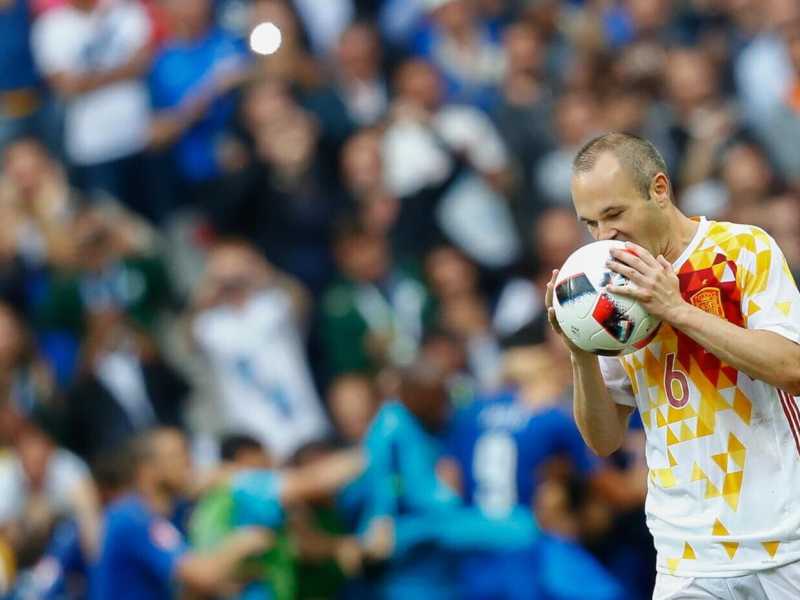 Andres Iniesta (foto Ap, via LaPresse)