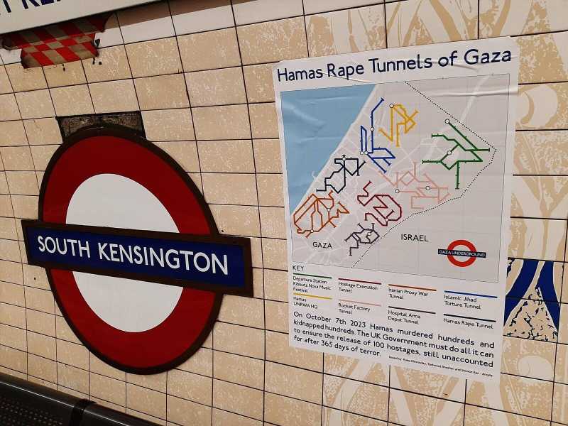 <span style="font-family: Arial, Verdana, sans-serif; font-size: 12px;">Foto dal profilo X @LondonNotHamas </span>