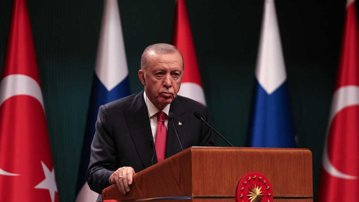 Immagine di Erdogan talmente contro Israele che lo diresti europeo