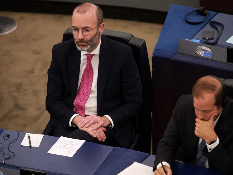 Il leader del Ppe Manfred Weber (GettyImages)