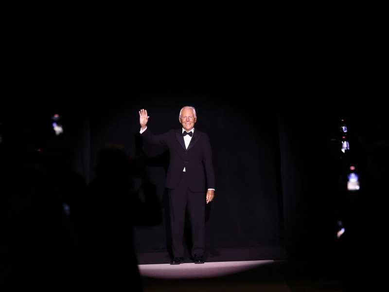 Giorgio Armani (foto Getty Images)
