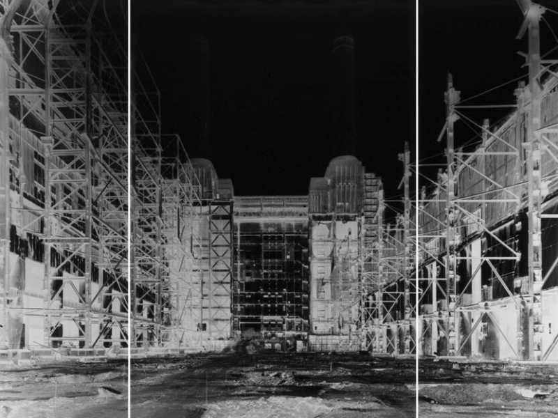 Vera Lutter, Battersea Power Station, II, July 3, 2004 ( © Vera Lutter, Courtesy of the artist, New York via pagina Facebook MAST.Bologna) <br />