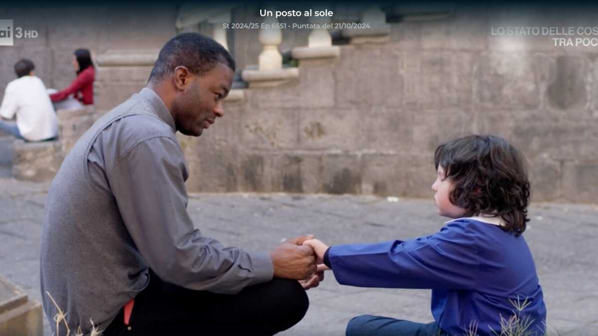 Immagine di Una sana discussione da padre a figlio è quello che ci vuole in Un posto al sole