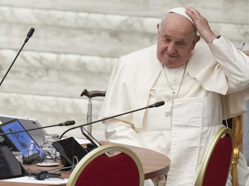 Papa Francesco (foto LaPresse)