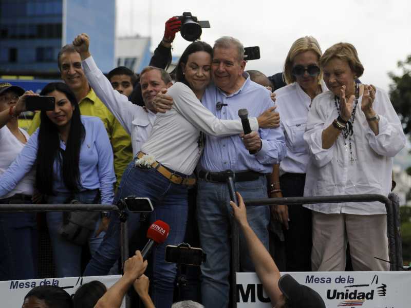María Corina Machado e Edmundo González (Foto LaPresse)