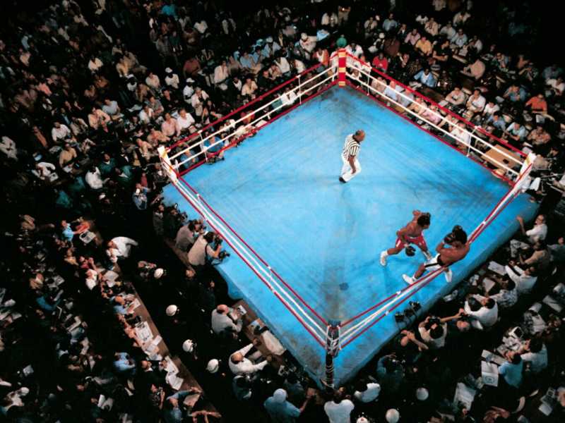 La foto &egrave; tratta da The Fight, il libro di Norman Mailer, Neil Leifer e Howard L. Bingham pubblicato da Taschen (Neil Leifer/Sports Illustrated)