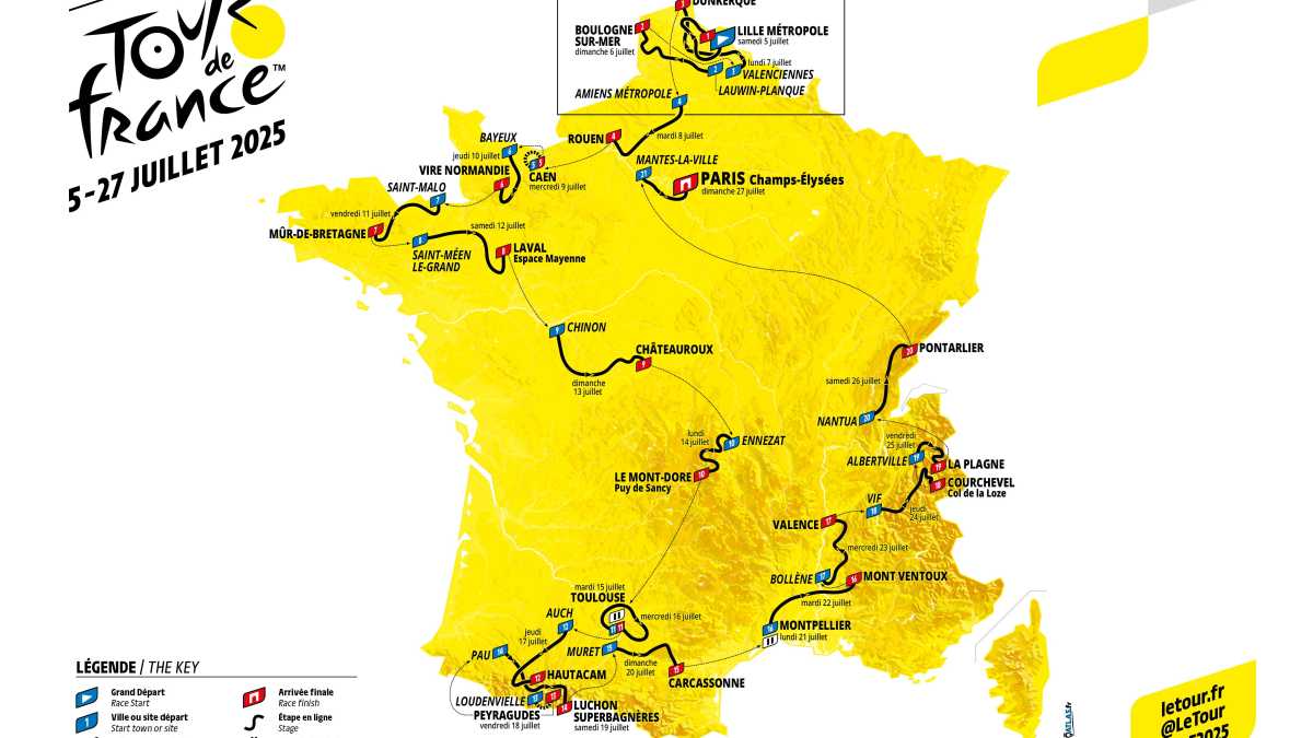 Immagine di Il Tour de France 2025 è duro, sobrio, signorile