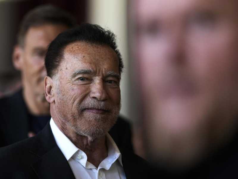 Arnold Schwarzenegger (foto Ap, via LaPresse)