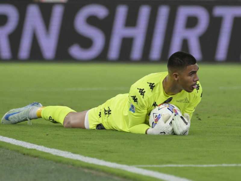 Il portiere dell'Empoli Devis Vasquez (foto LaPresse)&nbsp;<br />