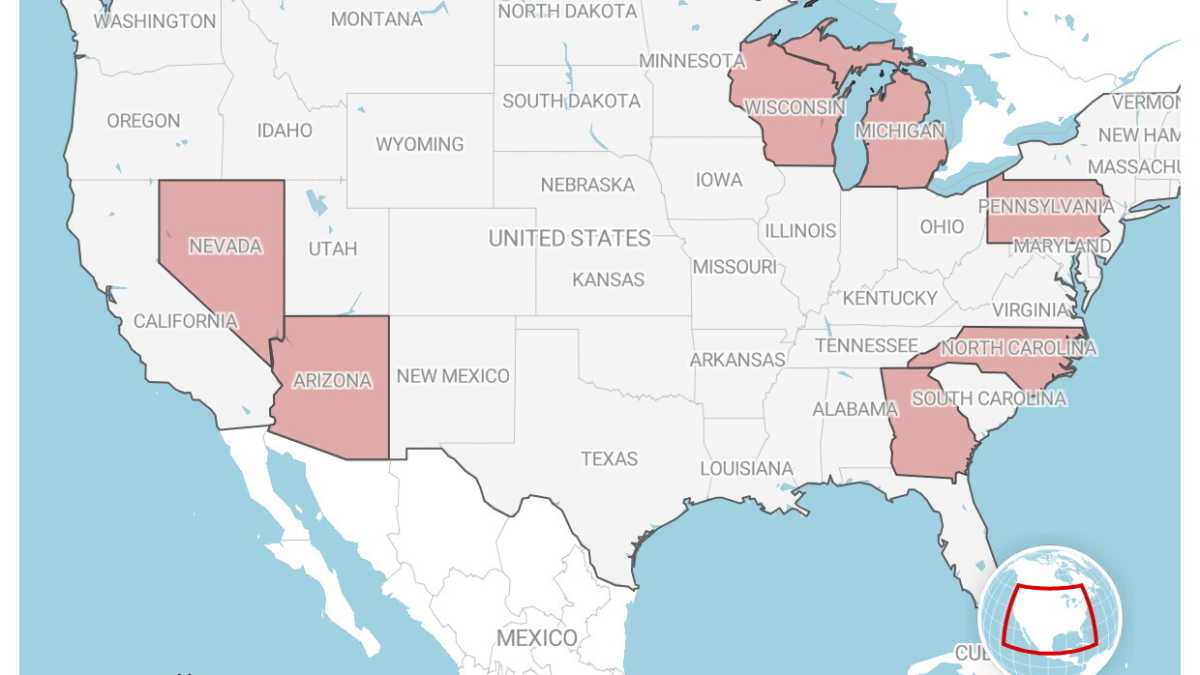 Immagine di Guida ai 7 swing states, gli stati in bilico decisivi nelle elezioni americane