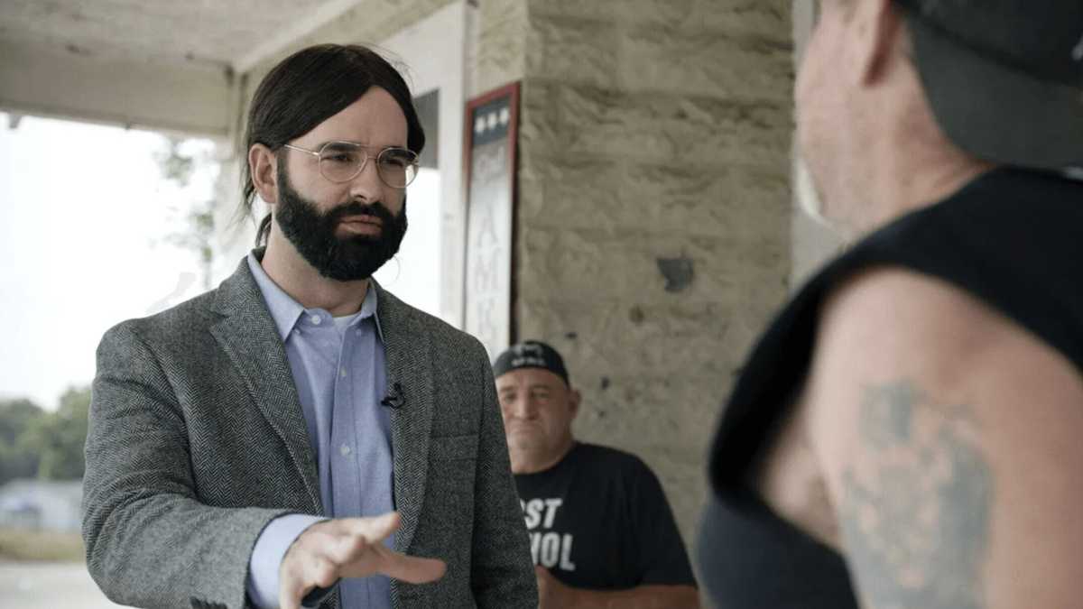 Immagine di Matt Walsh, regista troll che mostra il lato comico dei liberal americani