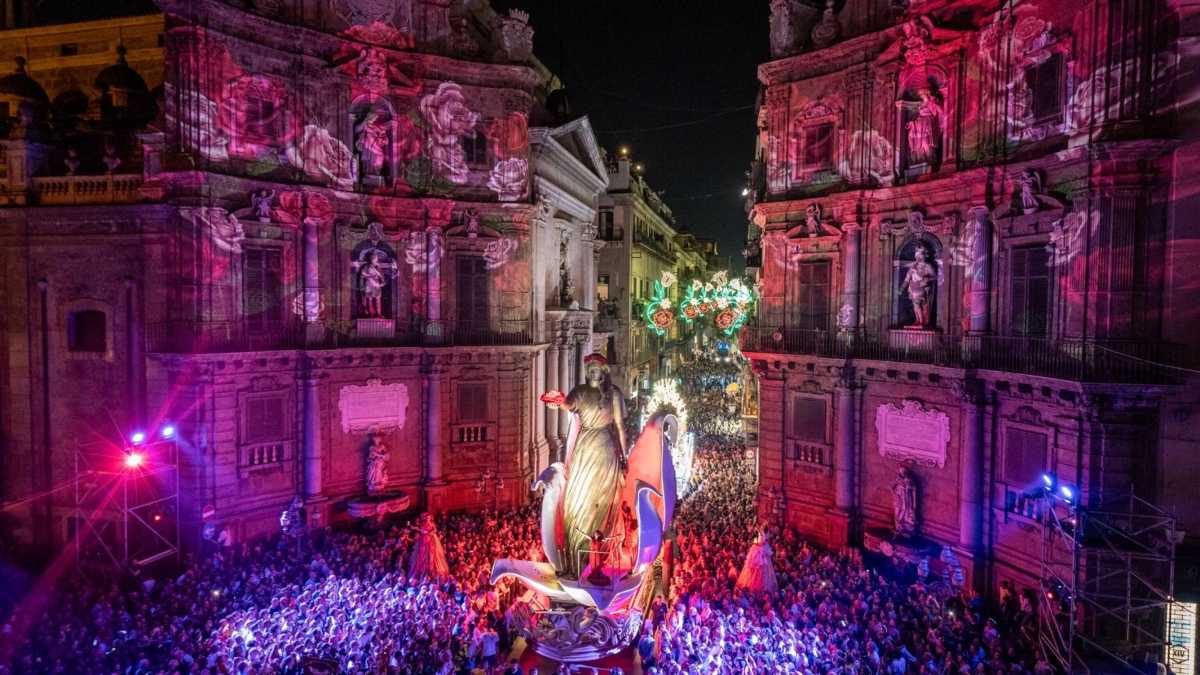 Immagine di Palermo celebra la santa patrona con l’arte, un dialogo fra antico e contemporaneo