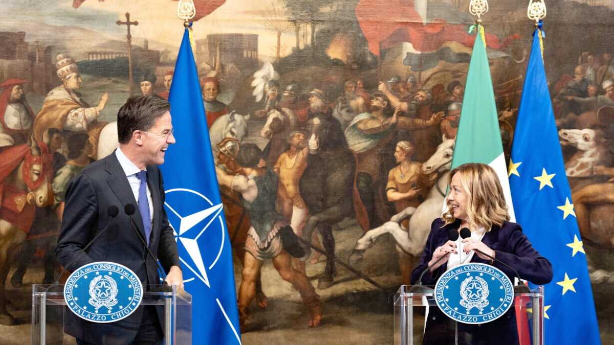Immagine di Meloni puntella la Nato e l'Ucraina (da Trump). Il miraggio del 2% per le spese militari