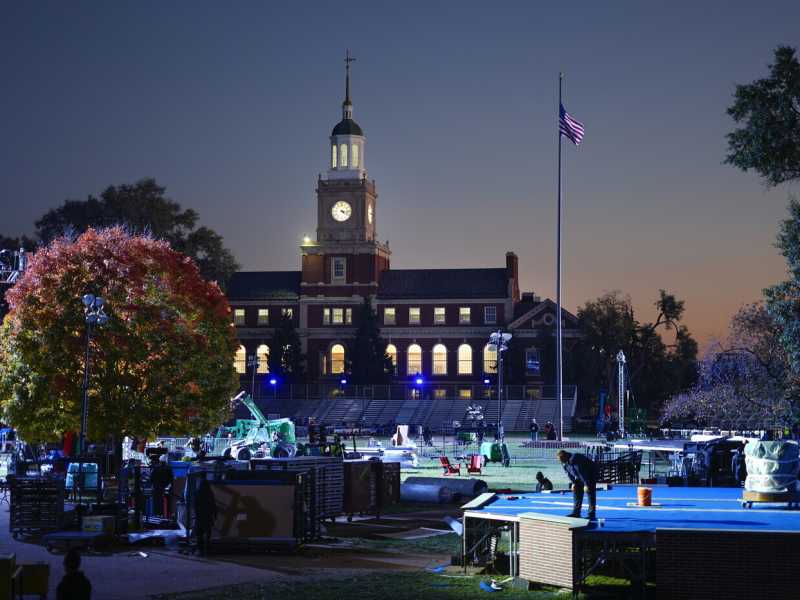 L’ultimo giorno in Pennsylvania, poi Harris torna alla sua Howard University per la notte dei conti