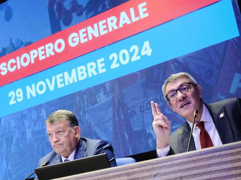 Lo sciopero di Landini e Bombardieri contro i dati di Istat, Inps, Upb e Bankitalia