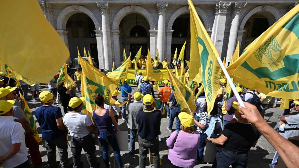 Immagine di Agricoltori in marcia verso la Regione Lazio: cronache da un idillio rotto a destra