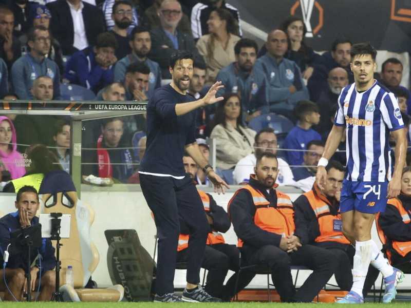 L'allenatore del Porto Vitor Bruno (foto Ap, via LaPresse)&nbsp;<br />