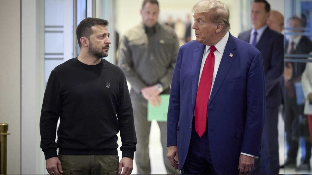 Immagine di Zelensky era l'unico pronto all'arrivo di Trump. Segnali concreti