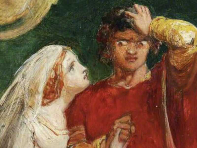 Otello e Desdemona, J.E. Millais (Wikipedia)