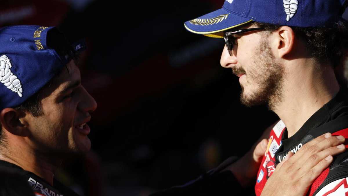 Immagine di Pecco Bagnaia vince a Barcellona, Jorge Martin è campione del mondo