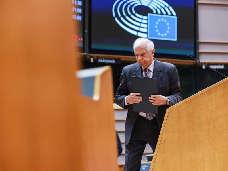 Josep Borrell (foto Epa, via Ansa)<br />