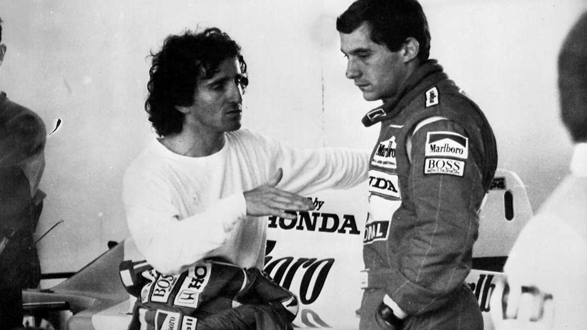 Immagine di Senna e Prost, rivali senza ego