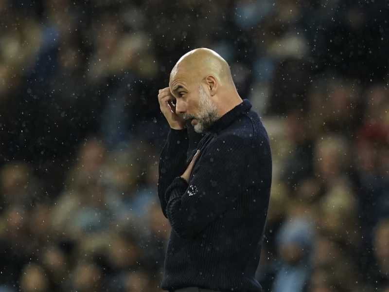 Pep Guardiola (foto Ap, via LaPresse)