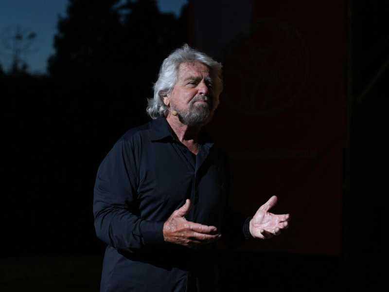 Beppe Grillo (foto Ansa)