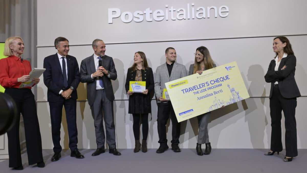 Immagine di Annalisa Berti vince la prima edizione del premio giornalistico Tg Poste