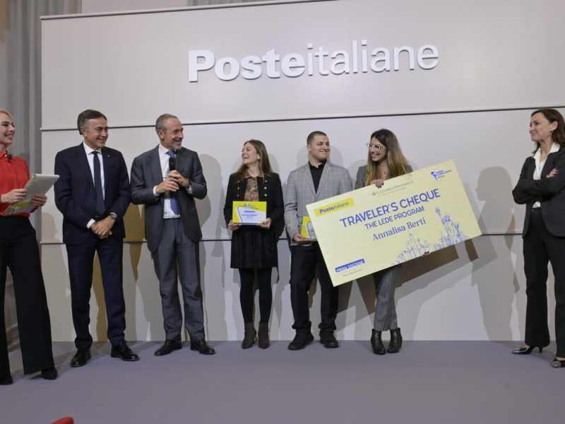 Annalisa Berti vince la prima edizione del premio giornalistico Tg Poste