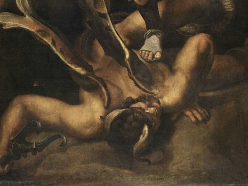 Raffaello, "San Michele sconfigge Satana" (Wikipedia)