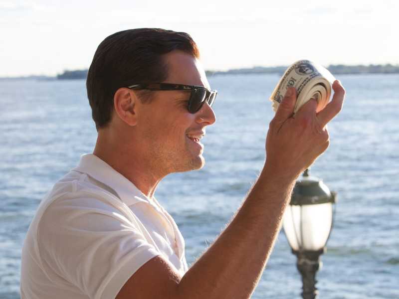 Leonardo Dicaprio in The Wolf of Wall Street&nbsp;<br />