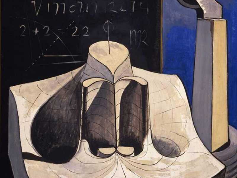 Man Ray, Julius Caesar (1948) olio su masonite, Rosalind & Melvin Jacobs Collection, New York <br />