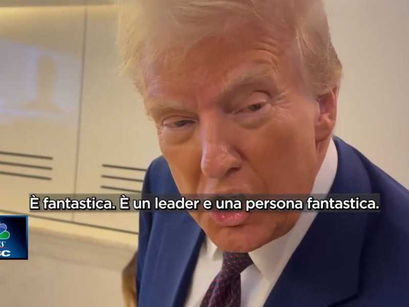 Trump su Meloni: "È una leader fantastica, lavorerò con lei". E la premier lo ringrazia