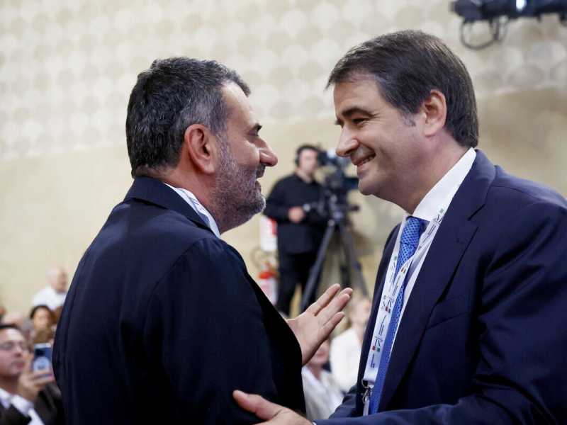 &nbsp;Decaro e Fitto (LaPresse)