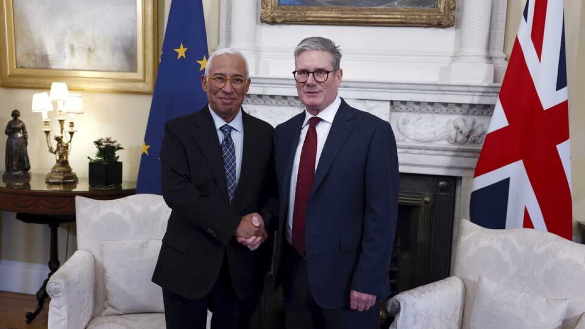 Immagine di Antonio Costa vuole Starmer al vertice di Bruxelles per la sicurezza e la difesa dell'Ue