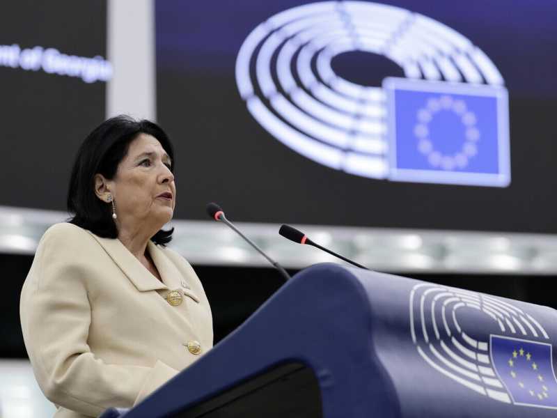 Salom&eacute; Zourabichvili (Ansa)&nbsp;<br />