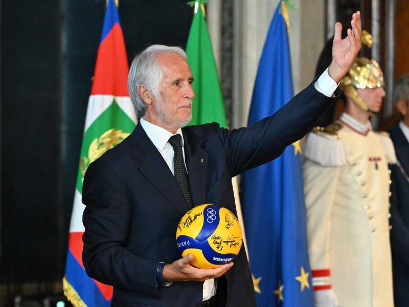 Giovanni Malag&ograve;, 65 anni, &egrave; presidente del Coni dal 2013 e membro del Cio dal 2019. Al momento non &egrave; rieleggibile per un quarto mandato (foto Getty)&nbsp;<br />