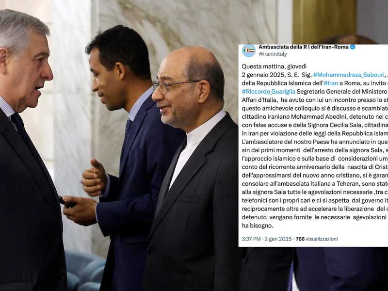 Caso Sala, un'ora di vertice a Chigi. L'ambasciata d'Iran: "Accelerare la liberazione di Abedini"