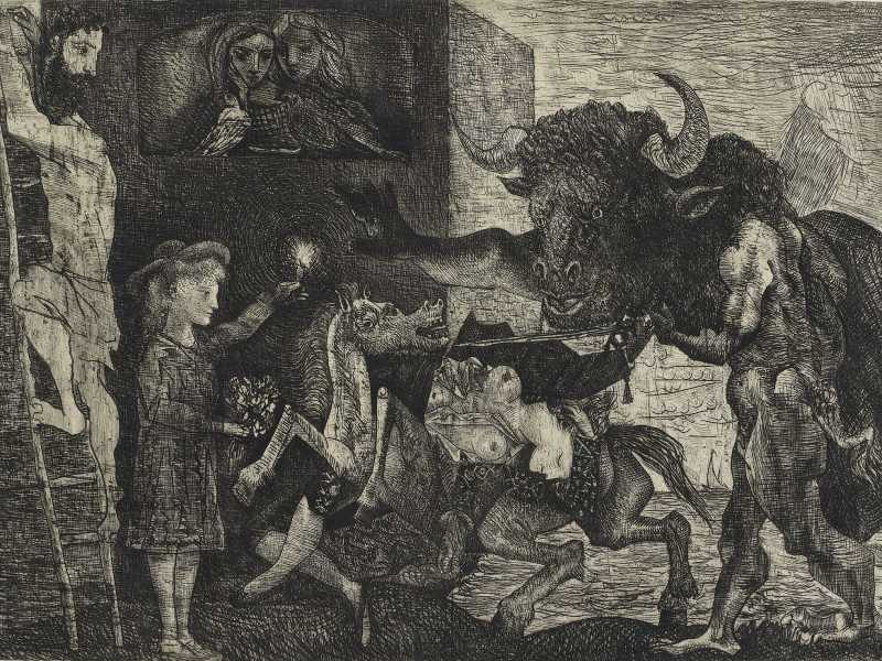 Minotauromachia di Pablo Picasso, 1935 (foto Getty)
