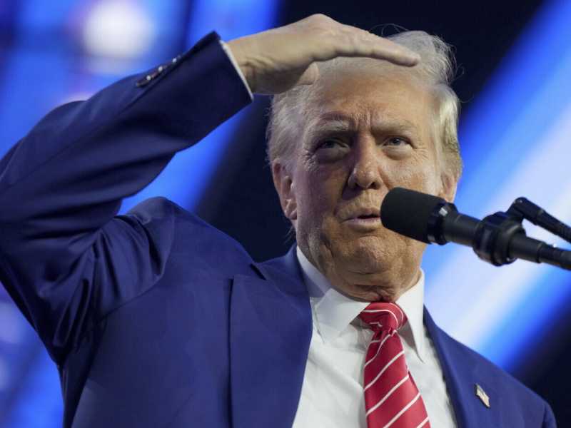 Donald Trump (foto Ap, via LaPresse)